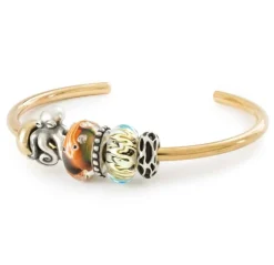 TROLLBEADS ENERGISK ORANGE FISK GLASKUGLE - TGLBE-20418