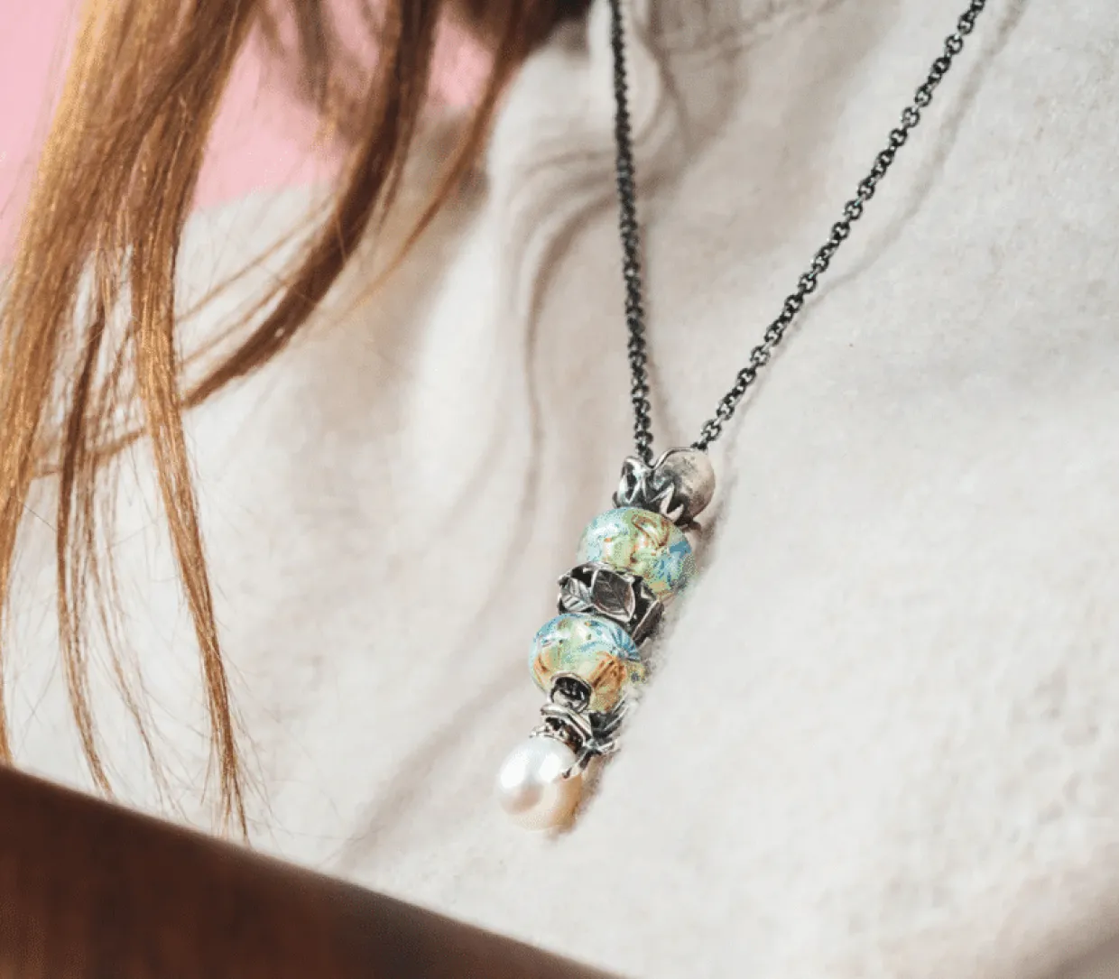 TROLLBEADS EVENTYRBLOMST GLASKUGLE - TGLBE-20365