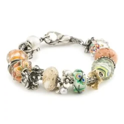 TROLLBEADS FLØJLSVINGER GLASKUGLE - TGLBE-20403