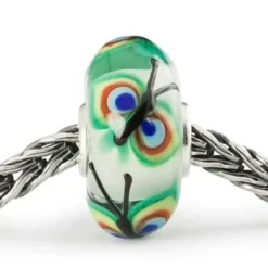 TROLLBEADS FLØJLSVINGER GLASKUGLE - TGLBE-20403