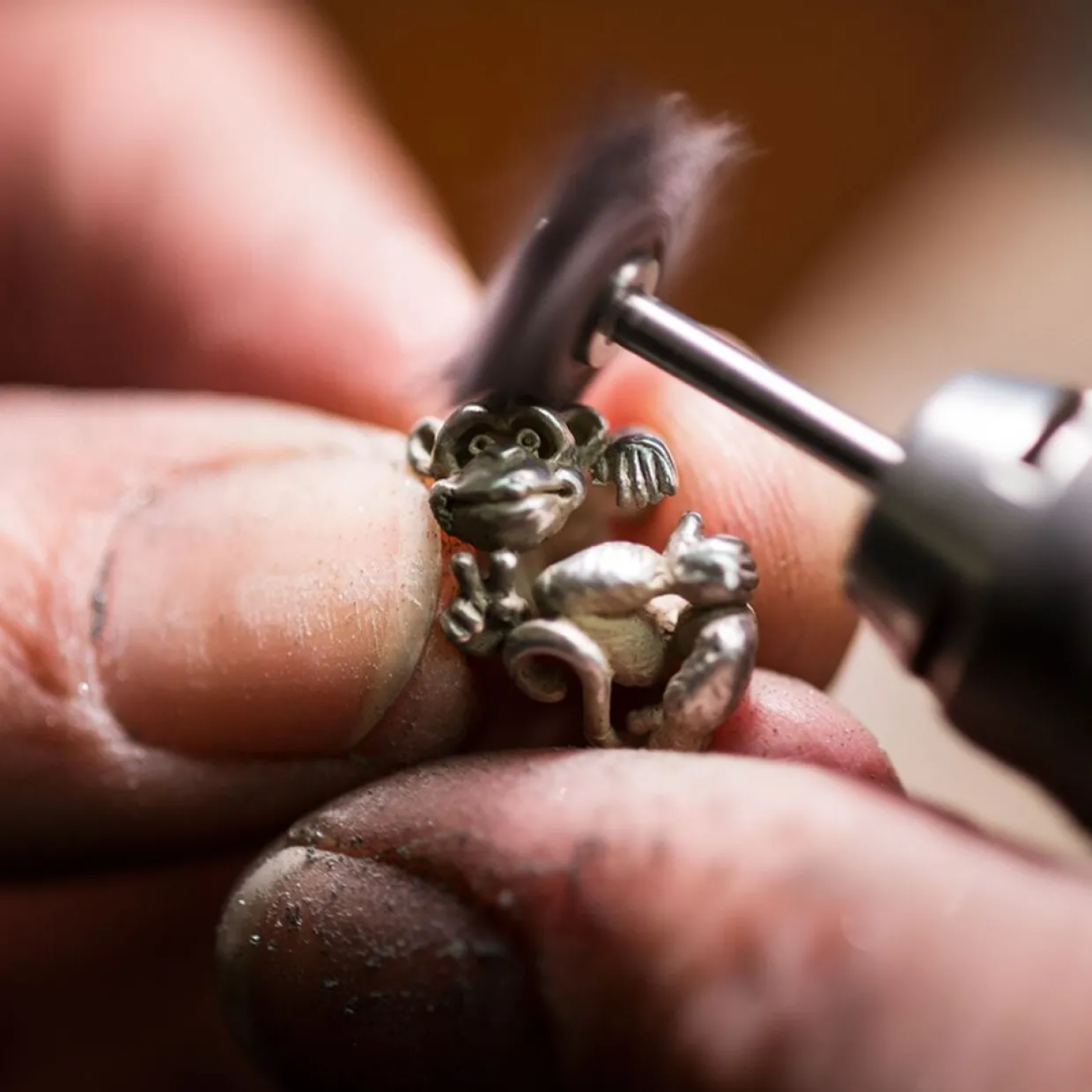 TROLLBEADS 'FREDENS ABE' SØLV KUGLE - TAGBE-30148