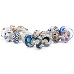 TROLLBEADS GLASKUGLE GLITRENDE JULEBUNDT - TGLBE-00148