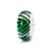 TROLLBEADS GLASKUGLE SMARAGD TIGER - TGLBE-10422