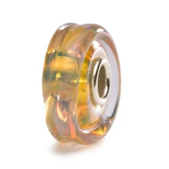 TROLLBEADS 'GYLDEN DAGGRY' GLAS KUGLE - TGLBE-10076