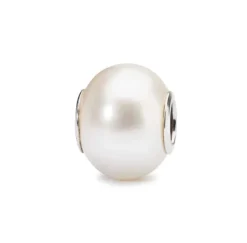 TROLLBEADS HVID PERLE - TAGBE-00085