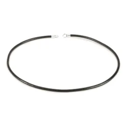 TROLLBEADS LÆDERKÆDE SORT U/LÅS 42 CM - TLENE-00003