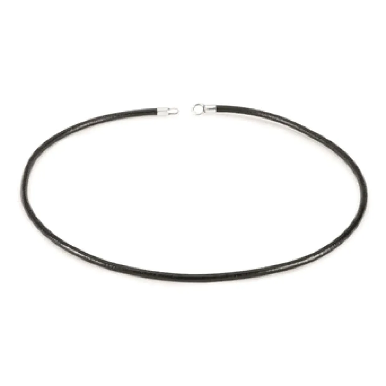 TROLLBEADS LÆDERKÆDE SORT U/LÅS 42 CM - TLENE-00003