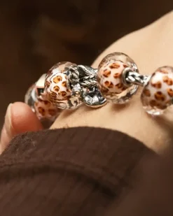 TROLLBEADS LEOPARDMOR SØLVLED - TAGBE-30194