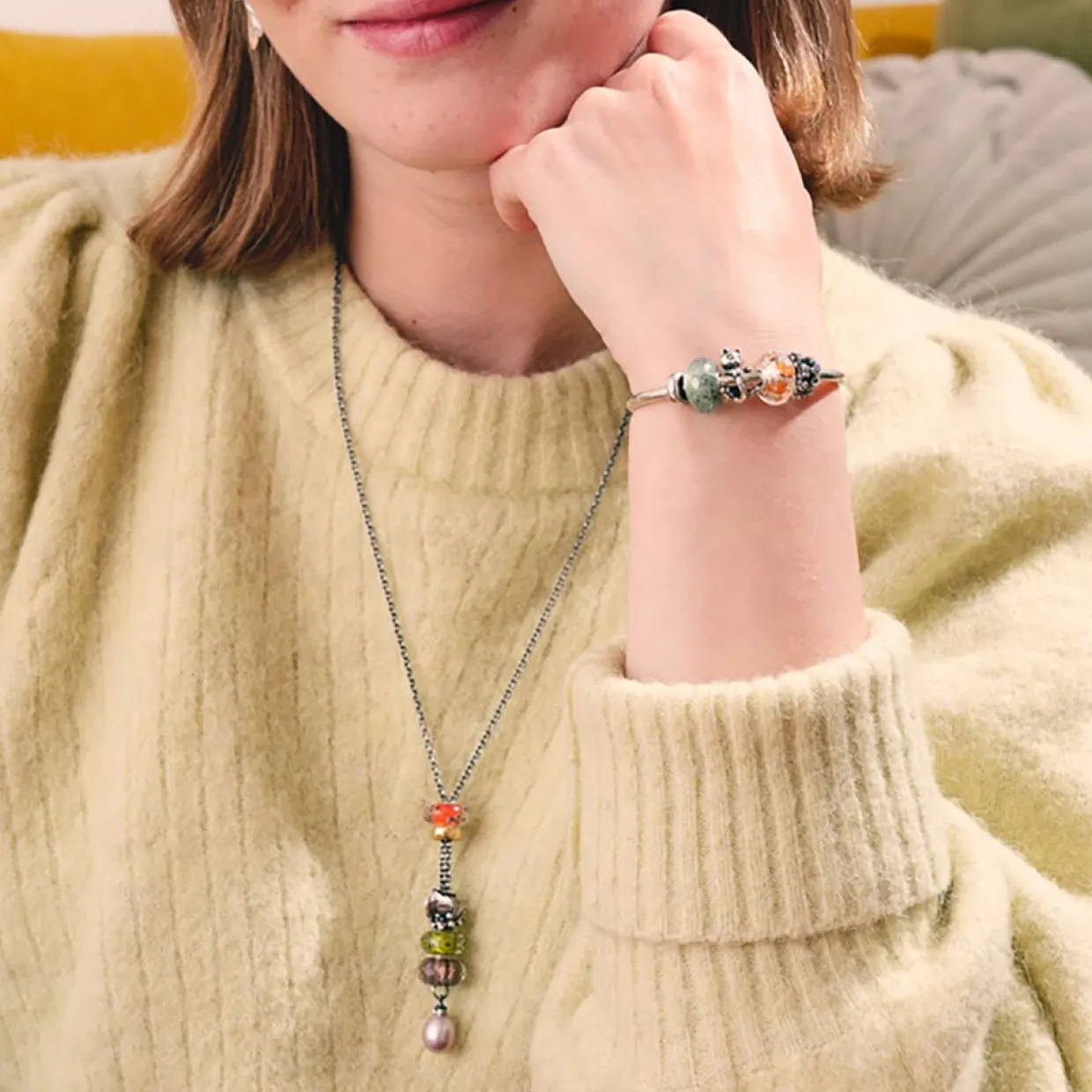 TROLLBEADS 'LILLE MIS' SØLV LED - TAGBE-20242