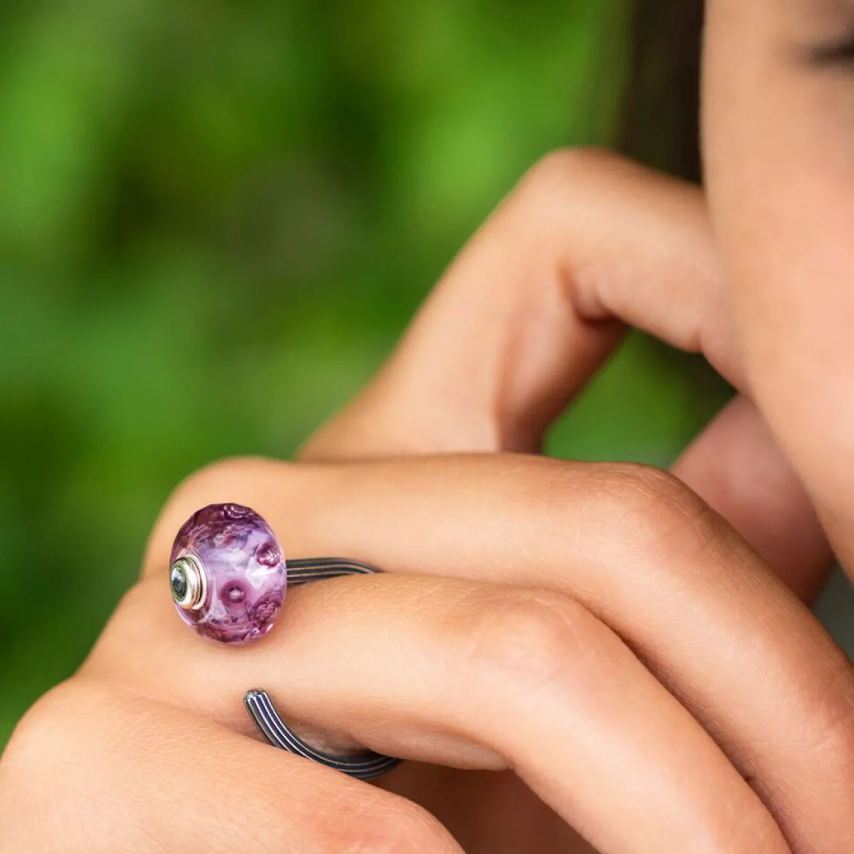 TROLLBEADS 'LYNG TONER' GLAS KUGLE - TGLBE-30067