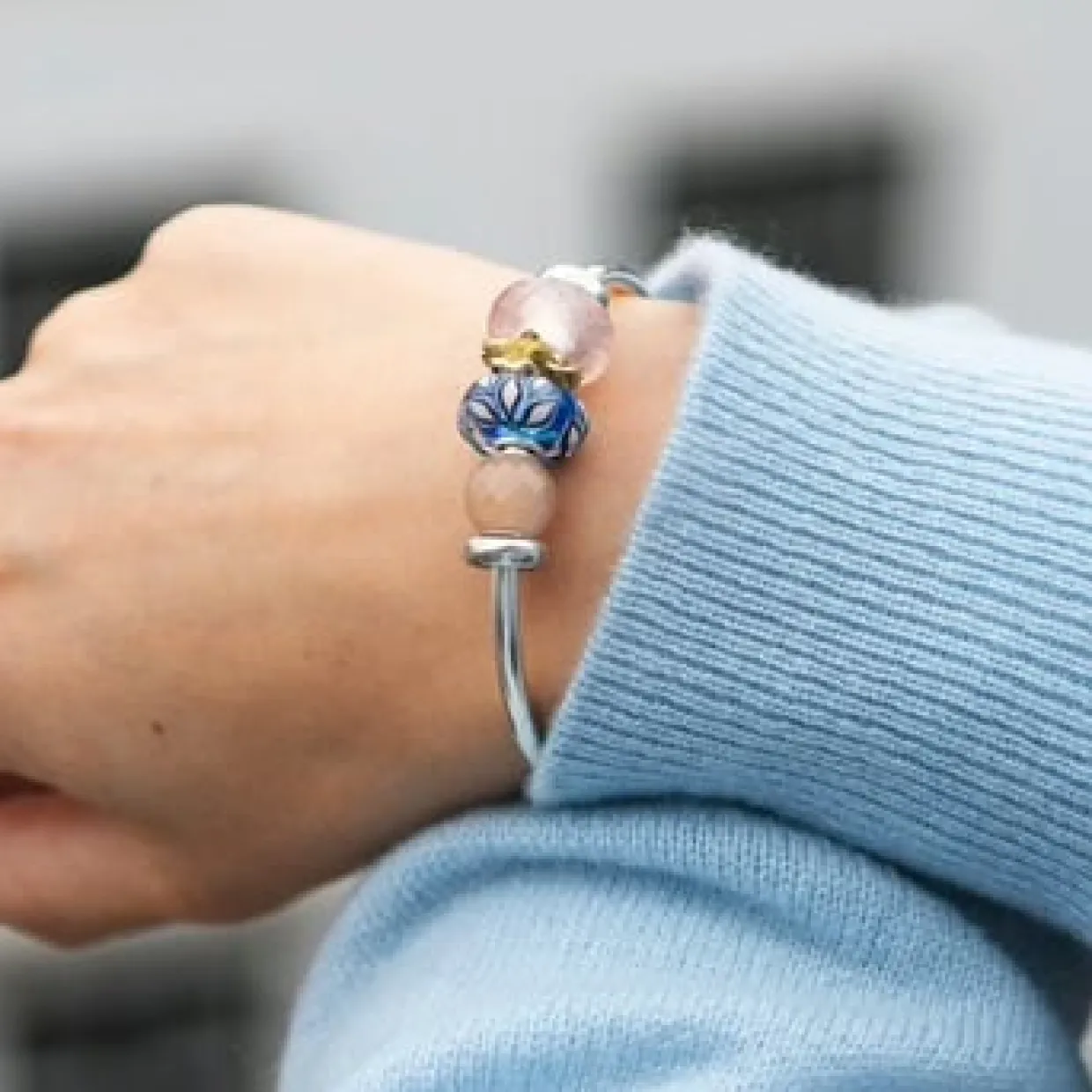 TROLLBEADS PASSIONENS LOTUS GLASKUGLE - TGLBE-20438