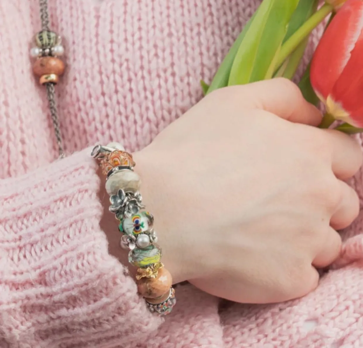 TROLLBEADS PETALS OF GRATITUDE BEAD - TAGBE-40134