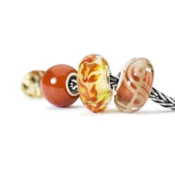 TROLLBEADS RØD RUND ONYX STENKUGLE- TSTBE-00023