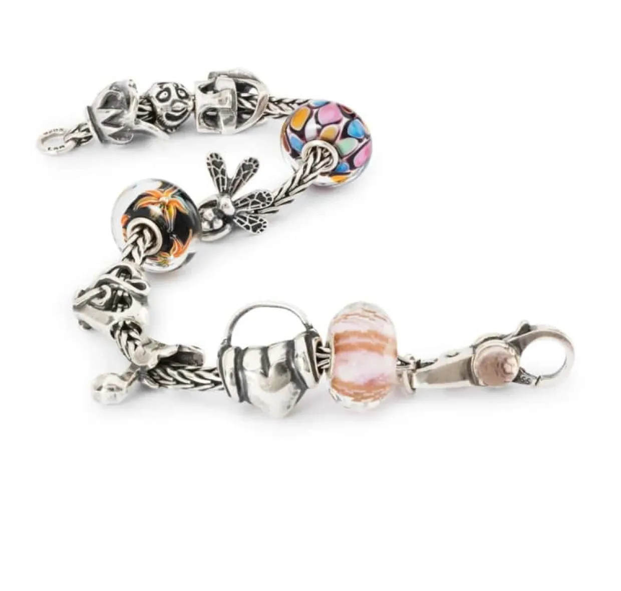 TROLLBEADS ROSA MELODI GLASKUGLE - TGLBE-30100
