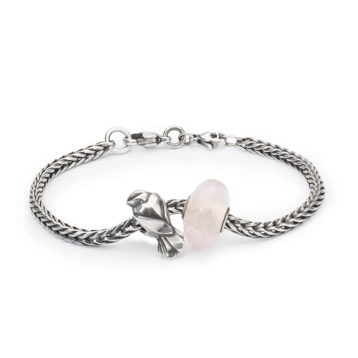 TROLLBEADS ROSAKVARTS STEN KUGLE - TSTBE-20004