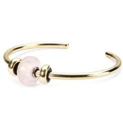 TROLLBEADS ROSAKVARTS STEN KUGLE - TSTBE-20004