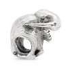 TROLLBEADS SØLVKUGLE KIWI FUGL - TAGBE-40014