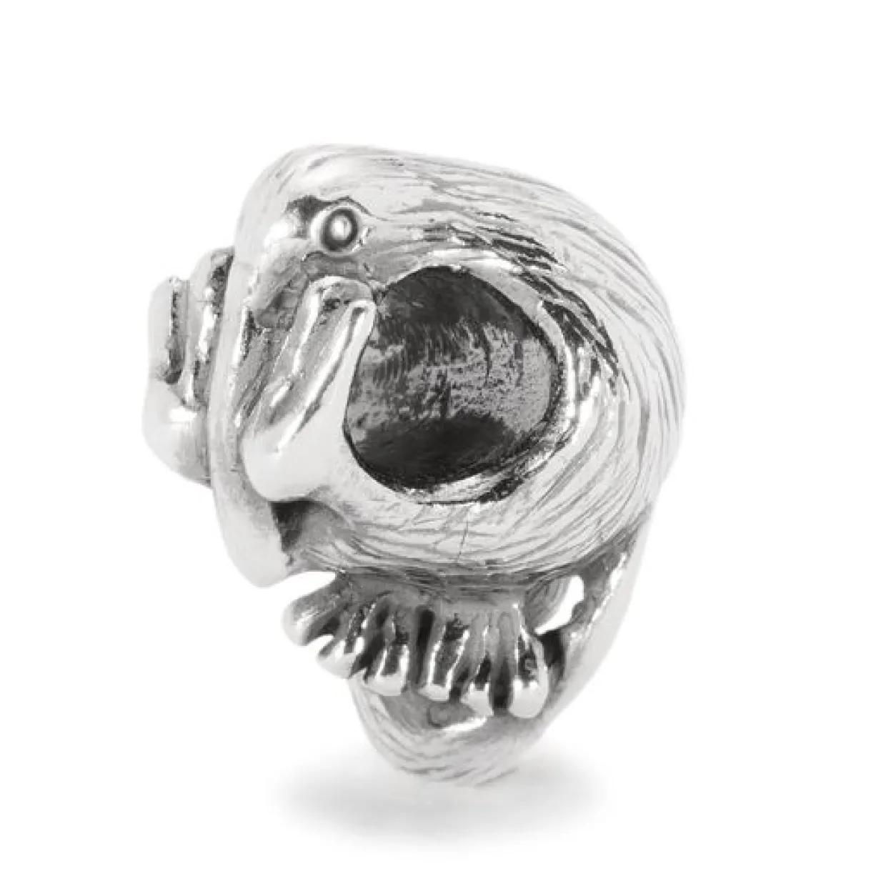 TROLLBEADS SØLVKUGLE KIWI FUGL - TAGBE-40014