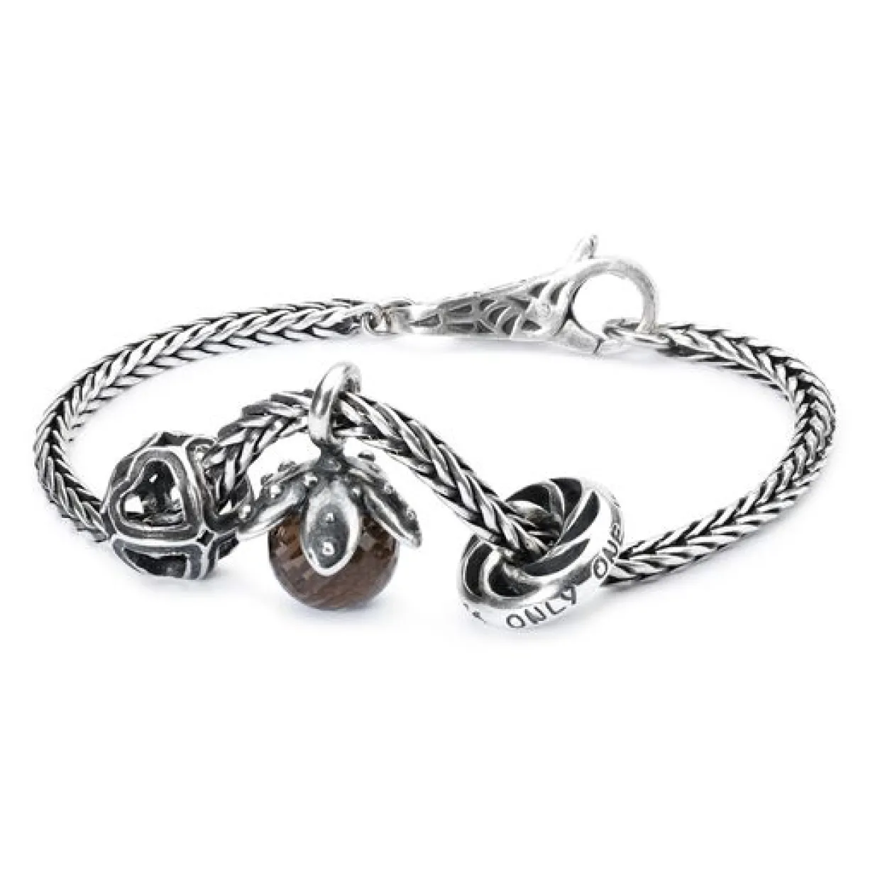 TROLLBEADS SØLVLED HJERTESYMFONI - TAGBE-20159