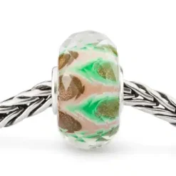 TROLLBEADS SMARAGD SYMFONI GLASKUGLE- TGLBE-30104