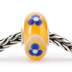 TROLLBEADS 'SOLBLOMST BÆLTEDYR' GLAS KUGLE - TGLBE-20316