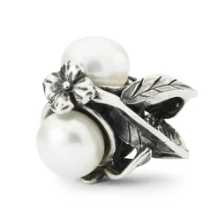 TROLLBEADS 'STILLE SKØNHED' SØLV LED MED PERLER - TAGBE-00287