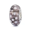 TROLLBEADS 'TROPISK KONKYLIE' GLAS KUGLE - TGLBE-10203