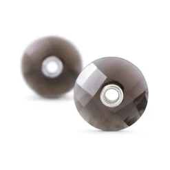 TROLLBEADS VEDHÆNG TIL ØRERINGE MED RØGKVARTS - TSTEA-00013