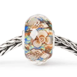 TROLLBEADS VILDE BLOMSTER GLAS KUGLE - TGLBE-30091