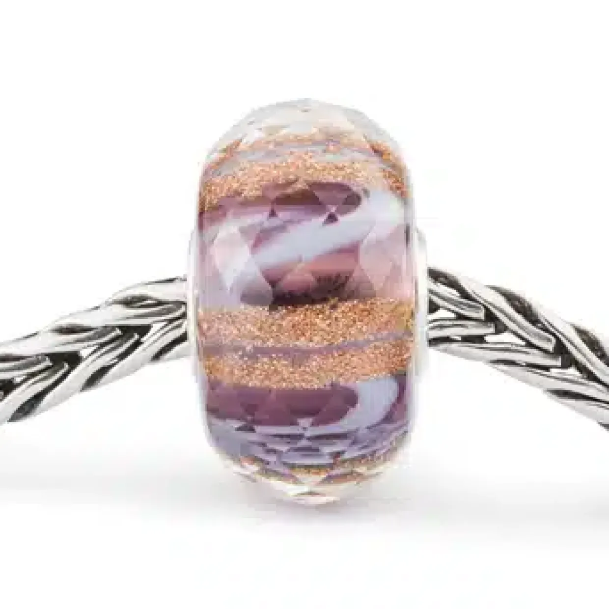 TROLLBEADS VIOLET MELODI GLASKUGLE - TGLBE-30102