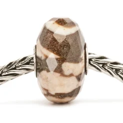 TROLLBEADS 'ZEBRA JASPIS' STEN KUGLE - TSTBE-20012
